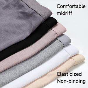 Intimo Femminile a Vita Media, Taglia Grande, Tinta Unita, Elasticizzato, Coprente, Delicato sulla Pelle - Product Image 4