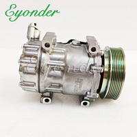 AC Aircon Climatiseur Compresseur Pompe De Refroidissement Sanden 7V16 Poulie PV7 pour Renault DACIA Duster 1.5 dCi 8201018716 1815