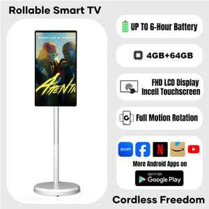 Customized 21.5 Inch 64Gb Smart Touch Screen Portable <b>Tv</b> Interactive Television Display Electronics Mobile Standby Me <b>Tv</b> Flip Di - Product Image 5