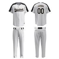 Uniforme de Baseball Personnalisé Design Tissu T-Shirt de Baseball Toutes Séries Uniforme d'Entraînement d'Équipe