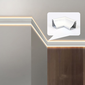 Hot bán thạch cao dòng trần LED sáng Top góc dòng ánh sáng đèn Tích hợp tuyến tính đèn máng sống - Product Image 3
