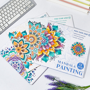 Set di Libri <span class=keywords><strong>da</strong></span> <span class=keywords><strong>Colorare</strong></span> Mandala Personalizzati all'Ingrosso, Pagine Stampabili <span class=keywords><strong>per</strong></span> <span class=keywords><strong>Adulti</strong></span> - Product Image 4