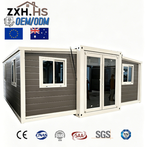 Casa Container Pieghevole per Una Persona con Vetro Rinforzato, Design Minimalista e Sistema di Energia Solare - Product Image 1