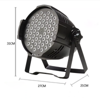 Éclairage de scène LED PAR60 PAR 54 DJ Beam Lights in RGBW COB Source Haute Qualité 60W/80W/120W 90 Alloy 80 for Disco Club
