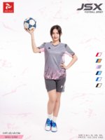 Expédition immédiate, maillots de football personnalisés Just Play, 100% polyester, shorts en mesh écologiques, couleurs personnalisées, unisexe, étiquettes personnalisées