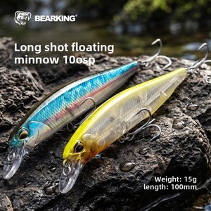Sensoar Sparrow Far Floating <span class=keywords><strong>Mino</strong></span> 100mm 15g Esca Artificiale Rigida Luya con Amo in Acciaio Inossidabile, Esca da Pesca Tipo Minnow - Product Image 5