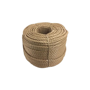 Corde en jute naturelle multi-usage, cordon en fibre torsadée durable pour l'artisanat, le jardinage, l'emballage, l'agriculture et l'usage décoratif - Product Image 1