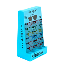 Présentoir Moderne Personnalisable de Luxe en Carton Ondulé Rotatif pour Lunettes – Conception Gratuite