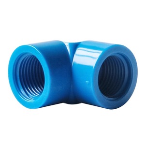 ข้อต่อข้อศอกพีวีซี 90 องศา เกลียวใน 20 มม. ทนแรงดันสูง เกรดท่อ - Product Image 1