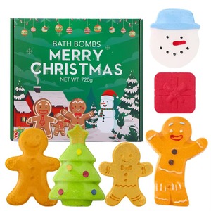 Regalos de Navidad, Set de Bombas de Baño Hechas a Mano, Cuidado de la Piel para Mujeres, Bombas de Baño Navideñas para Niños - Product Image 6