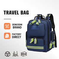 Sac à dos médical imperméable Oxford 35L de Corée du Sud, trousse de premiers soins EMS, kit de survie d'urgence pour le camping et la randonnée