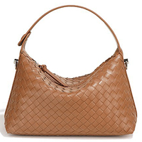 Sac à bandoulière en cuir de vachette artisanal haut de gamme, nouveau modèle, sac à main en cuir véritable tissé pour femmes