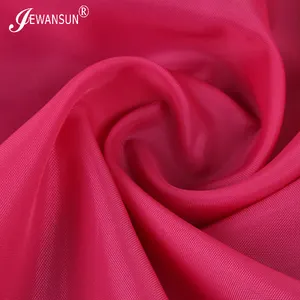 Tissu polyester uni personnalisé 210T polyester Tuff doudoune costume doublure tissu mode femmes trench coat tissu