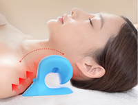 Oreiller extenseur de cou pour soulagement de la douleur, dispositif de Traction cervicale de nuage de cou pour le soulagement de la douleur du cou et des épaules TMJ