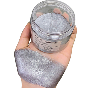 Poudre de Mica Pigment nacré de couleur marron gris <span class=keywords><strong>noir</strong></span> pour l'impression textile peint le plastique - Product Image 3