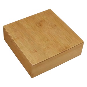 Caja de bambú para pasteles de luna, caja de embalaje rectangular hecha a mano con 4 compartimentos para pasteles de luna - Product Image 5