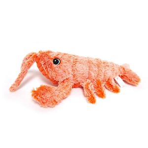 <b>Cats</b> USB Rechargeable Electronic Moving Shrimp & <b>Plush</b> Lobster Pet Chew Toy Funny - Product Image 3