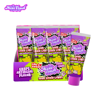 Bonbons liquides à la saveur de raisin en gros, faible teneur en sucre, acidulés, fruités, boîte de bonbons liquides, service de marque privée OEM/ODM