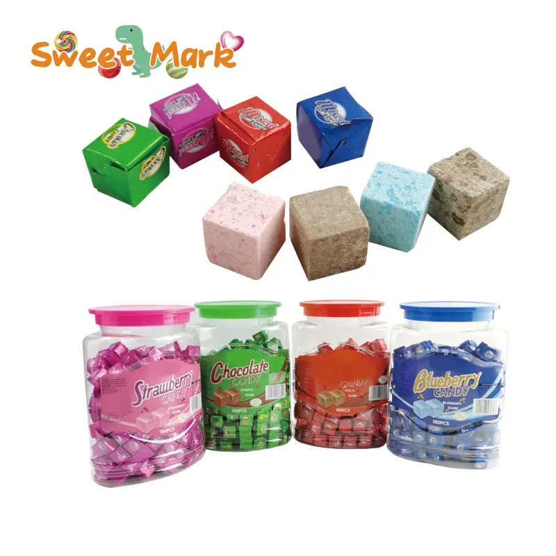 Milk/chocolate/strawberry Flavor cheese milk cube candy hard candy