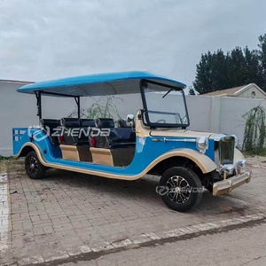 Vehículos Eléctricos Azules con Aire Acondicionado, Carrito de Golf Turístico, Auto Clásico Eléctrico Retro, Auto Clásico Eléctrico Legal para Circular por la Calle - Product Image 3