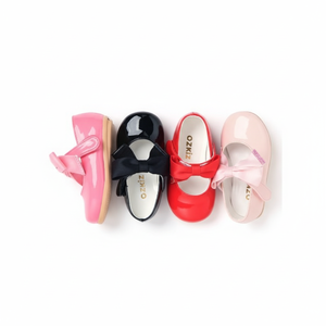Zapatos OZKIZ Coreanos para Niñas de 2 a 7 Años, con Lazo de Macaron, Antideslizantes, Sólidos, para Primavera/Otoño, Moda Infantil, Venta al Por Mayor - Product Image 2