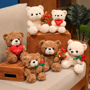 Vente en gros usine : Ours en peluche Teddy Rose personnalisé avec chapeau de docteur, Ours d'amour, Cadeau pour la remise des diplômes, l'anniversaire et les fêtes - Product Image 4