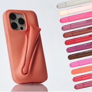 เคสโทรศัพท์มือถือลายลิปกลอส ลิปสติก ลิปสติกซิลิโคนลายเพ้นท์น้ำมันแบบปั๊มร้อน สำหรับสินค้ามาแรง - Product Image 1
