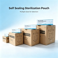 Pochette de Stérilisation Auto-Scellante pour Tatouage et Beauté, Qualité Médicale, Jetable, Autoclavable, Emballage Stérile pour Instruments, CE