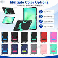 Étui antichoc pour Samsung Tab A11 Plus 11 2025 A9 Plus 11 2023 avec support pliable, protection robuste, design fin