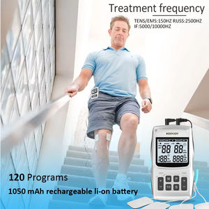 라운드웨일 5-in-1 TENS <span class=keywords><strong>EMS</strong></span> RUSS if MIC 콤보 전기치료기 (관절, 허리, 목, 전신 통증 완화용) - Product Image 6