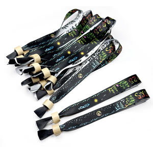 Fabricación de Pulseras de Tela Personalizadas para Festivales, Pulseras de Tela Tejidas, <span class=keywords><strong>Pulsera</strong></span> <span class=keywords><strong>Totwoo</strong></span>, Pulseras Táctiles de Larga Distancia - Product Image 1