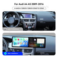 ZWNAV 9.1+9.1 pouces CarPlay sans fil pour Audi A4L A5 2017-2019 Autoradio GPS Navigation Lecteur multimédia Stéréo de voiture Android 15