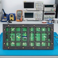 Panel LED P5 para Exteriores, Pantalla de Video a Todo Color 4K, Módulo HUB75, IP65 Impermeable, Gráficos de Animación OEM para Publicidad Digital