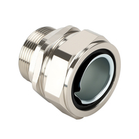 Connecteur de conduit Flexible du fabricant Joints de tuyau en métal Raccord de tuyau ondulé en zinc Presse-étoupe de câble électrique