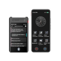 Traductor de Doble Pantalla A100 para Conferencias y Viajes al Extranjero - Traducción Precisa Sin Conexión e Interpretación Simultánea con IA Inteligente