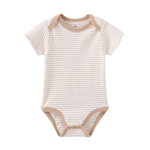 Set Personalizzati Zhengpai per Neonati, Abbigliamento Estivo per Bambini e Bambine, Tutina in Maglia 0-12 Mesi, Pantaloni, Pagliaccetto a Righe per Neonati - Product Image 2