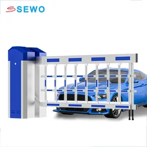 SEWO Automatic High Power Lengthened Light-Duty Parking Boom Barrier Gate for Airport Warehouse Entrance Vehicle Access Control
