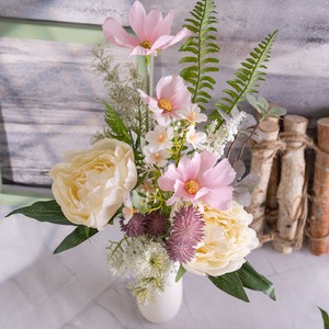 Décoration d'intérieur, bouquet de fleurs artificielles, design pivoine, décoration de mariage CF01333 - Product Image 2