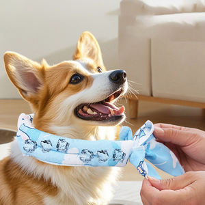 Kerah pendingin hewan peliharaan yang dapat diatur syal es Bandana untuk anjing dan kucing musim panas penghilang panas Aktivitas Luar Ruangan - Product Image 1