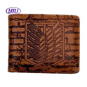 Attaque sur Titan Wings Liberté Portefeuille En Relief Anime Court Porte-Monnaie Étudiant Unisexe Cadeau - Product Image 1