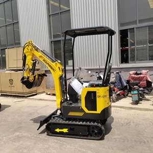 Excavator Mini DP-12Pro Kompak 1,5 Ton 2 Ton Buatan China dengan Trailer dan Mesin Kubota serta Mesin Pemotong Rumput - Product Image 2