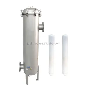 Waste water 60inch 60-120 TPH 2 Elements Stainless Steel High Flow Filter Housing