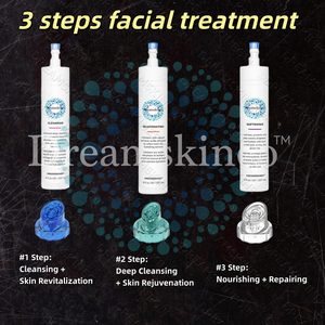 ชุดผลิตภัณฑ์บำรุงผิว<span class=keywords><strong>หน้า</strong></span> 3 ขั้นตอน ประกอบด้วยเซรั่มทำความสะอาดผิว<span class=keywords><strong>หน้า</strong></span> 237 มล. สำหรับอุปกรณ์เพิ่มความชุ่มชื้นบนใบ<span class=keywords><strong>หน้า</strong></span> พร้อมหัวฉีดสีฟ้าใส - Product Image 2