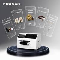 Imprimante UV à plat automatique PodNEX Dx7 pour coques de téléphone portable, idéale pour les entreprises d'impression de housses de téléphone, vitesse de 1 à 2 min/pc