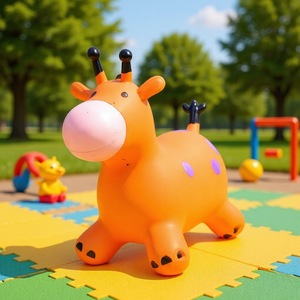 Nouveau <span class=keywords><strong>Jouet</strong></span> Gonflable Créatif Cheval Sautant en Forme de <span class=keywords><strong>Vache</strong></span> Elfique pour Enfants, en PVC Épais, pour l'Extérieur, 0-24 Mois, Fabriqué en Chine, Vente en Gros - Product Image 2