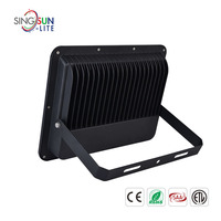 Réflecteur étanche moulé sous pression avec couvercle en verre trempé 30w 50 watts 100w 150w 200w 300w projecteur led rechargeable