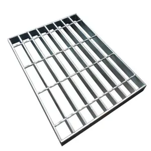 High Quality Anti-slip Serrated Drainage Covers 32*5mm Metal Building Construction Materials Steel Grating