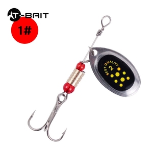 Lames cloche forme métal cuillère Spinner pêche Spinner leurres avec hameçons aigus 6cm 3g Luia rotatif métal paillettes bionique appât - Product Image 6