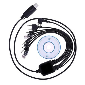 High Quality Program <strong>Cable</strong> 8 in 1 for Walkie Talkie Baofeng Uv5r 888s Uv82 Tyt <strong>hyt</strong> Quansheng Two Way Radio Eight in One - Product Image 2