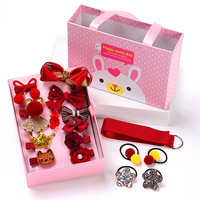 Lot d'accessoires pour cheveux pour enfants, pinces à cheveux, jolies nœud fleur, lapin, bébé